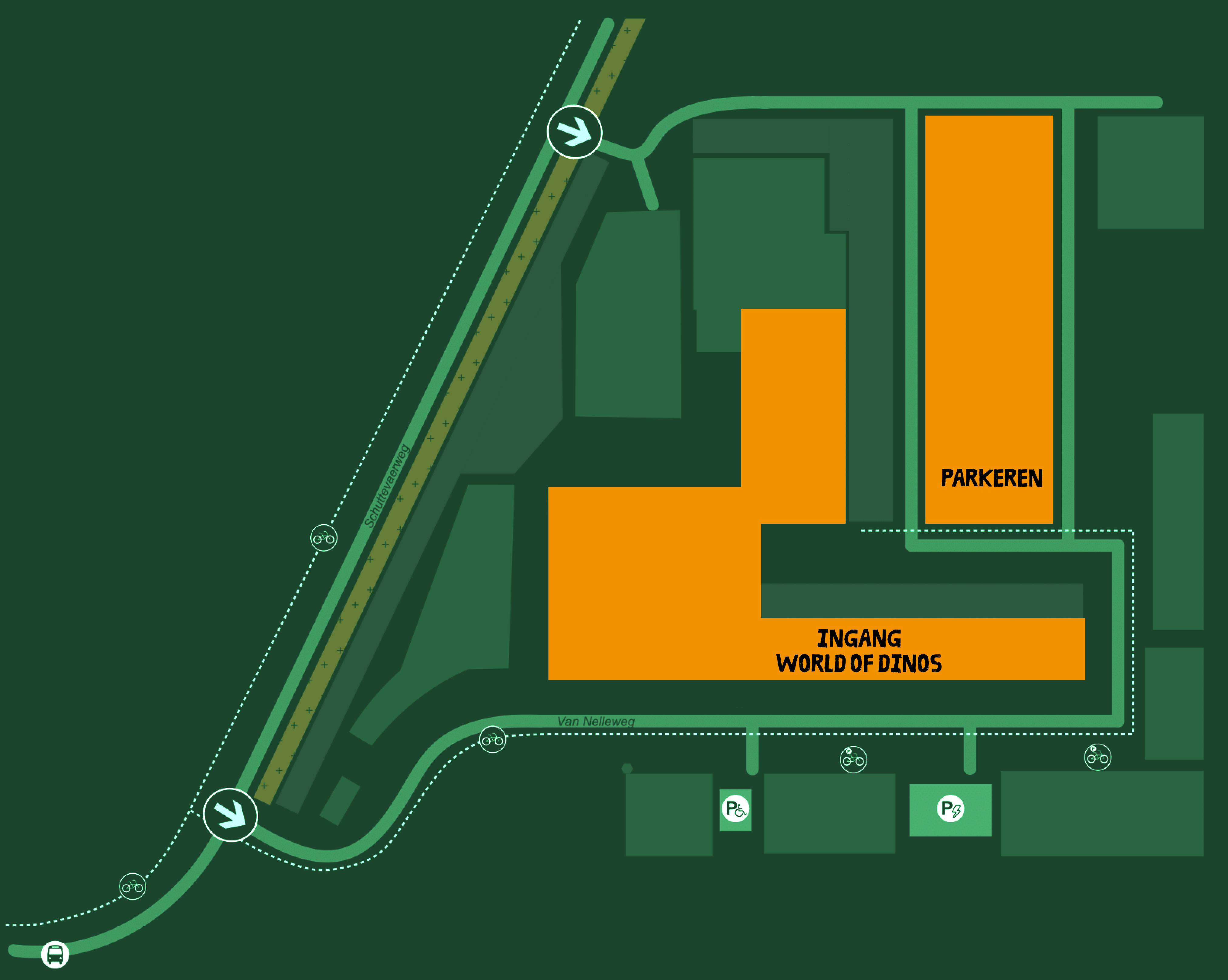 Plattegrond World of Dinos